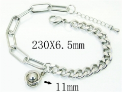 HY Wholesale Bracelets 316L Stainless Steel Jewelry Bracelets-HY59B1007MW