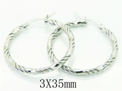 HY Wholesale Earrings Jewelry 316L Stainless Steel Earrings-HY22E0601OQ