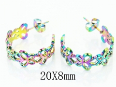 HY Wholesale Earrings Jewelry 316L Stainless Steel Earrings-HY70E0724LLV