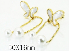 HY Wholesale Earrings Jewelry 316L Stainless Steel Earrings-HY32E0183PX