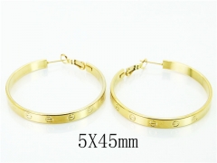 HY Wholesale Earrings Jewelry 316L Stainless Steel Earrings-HY58E1701KE