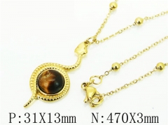 HY Wholesale Necklaces Stainless Steel 316L Jewelry Necklaces-HY92N0362HWW