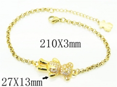 HY Wholesale Bracelets 316L Stainless Steel Jewelry Bracelets-HY90B0463HPW