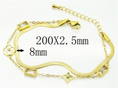 HY Wholesale Bracelets 316L Stainless Steel Jewelry Bracelets-HY32B0402HHS