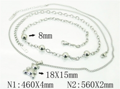 HY Wholesale Necklaces Stainless Steel 316L Jewelry Necklaces-HY32N0550HZL