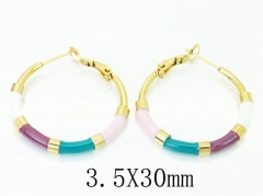 HY Wholesale Earrings Jewelry 316L Stainless Steel Earrings-HY58E1688OQ
