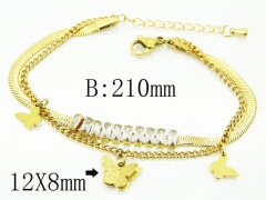 HY Wholesale Bracelets 316L Stainless Steel Jewelry Bracelets-HY32B0397HIQ