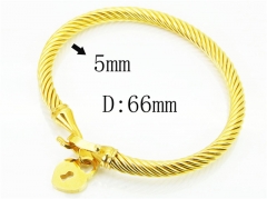 HY Wholesale Bangles Stainless Steel 316L Fashion Bangle-HY51B0200HOS