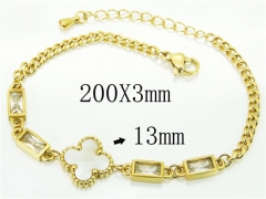 HY Wholesale Bracelets 316L Stainless Steel Jewelry Bracelets-HY32B0424HZZ