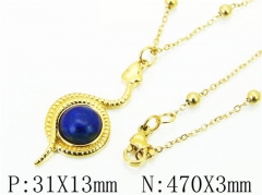 HY Wholesale Necklaces Stainless Steel 316L Jewelry Necklaces-HY92N0363HAA