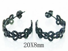 HY Wholesale Earrings Jewelry 316L Stainless Steel Earrings-HY70E0725LLW