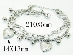 HY Wholesale Bracelets 316L Stainless Steel Jewelry Bracelets-HY47B0158HQQ