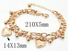 HY Wholesale Bracelets 316L Stainless Steel Jewelry Bracelets-HY47B0160HHS