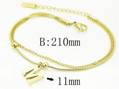 HY Wholesale Bracelets 316L Stainless Steel Jewelry Bracelets-HY47B0186OL