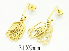 HY Wholesale Earrings Jewelry 316L Stainless Steel Earrings-HY32E0179OZ
