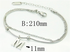 HY Wholesale Bracelets 316L Stainless Steel Jewelry Bracelets-HY47B0185NLX