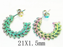 HY Wholesale Earrings Jewelry 316L Stainless Steel Earrings-HY70E0719LA