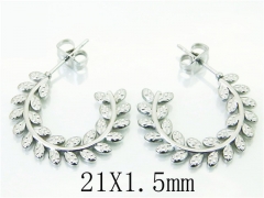 HY Wholesale Earrings Jewelry 316L Stainless Steel Earrings-HY70E0716KE