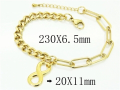 HY Wholesale Bracelets 316L Stainless Steel Jewelry Bracelets-HY59B0996NLZ