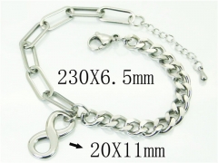HY Wholesale Bracelets 316L Stainless Steel Jewelry Bracelets-HY59B1027MX