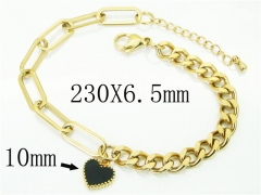 HY Wholesale Bracelets 316L Stainless Steel Jewelry Bracelets-HY59B0986NLU