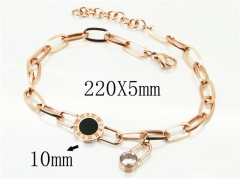 HY Wholesale Bracelets 316L Stainless Steel Jewelry Bracelets-HY47B0172OLW