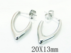 HY Wholesale Earrings Jewelry 316L Stainless Steel Earrings-HY70E0681KR