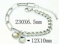 HY Wholesale Bracelets 316L Stainless Steel Jewelry Bracelets-HY59B1030MW