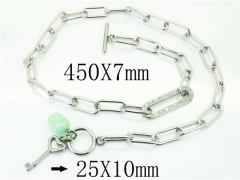 HY Wholesale Necklaces Stainless Steel 316L Jewelry Necklaces-HY21N0104HNQ