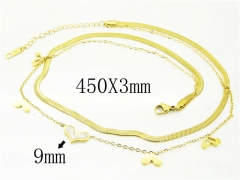 HY Wholesale Necklaces Stainless Steel 316L Jewelry Necklaces-HY32N0571HHA