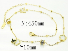 HY Wholesale Necklaces Stainless Steel 316L Jewelry Necklaces-HY32N0573HIC