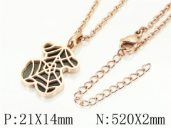 HY Wholesale Necklaces Stainless Steel 316L Jewelry Necklaces-HY90N0263HLW