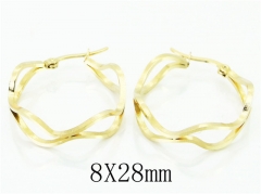 HY Wholesale Earrings Jewelry 316L Stainless Steel Earrings-HY58E1712MB