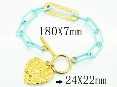 HY Wholesale Bracelets 316L Stainless Steel Jewelry Bracelets-HY21B0435HNR