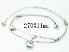 HY Wholesale Stainless Steel 316L Anklet Jewelry-HY59B1033ML