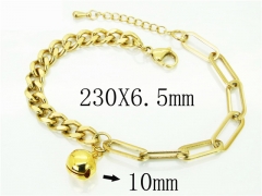 HY Wholesale Bracelets 316L Stainless Steel Jewelry Bracelets-HY59B0985NLR