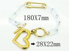 HY Wholesale Bracelets 316L Stainless Steel Jewelry Bracelets-HY21B0431HNR