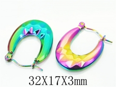 HY Wholesale Earrings Jewelry 316L Stainless Steel Earrings-HY70E0704LR