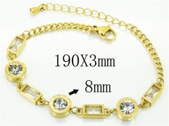 HY Wholesale Bracelets 316L Stainless Steel Jewelry Bracelets-HY32B0421HHW