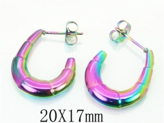 HY Wholesale Earrings Jewelry 316L Stainless Steel Earrings-HY70E0689LC