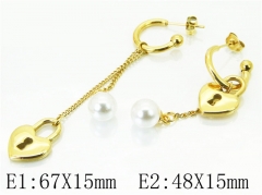 HY Wholesale Earrings Jewelry 316L Stainless Steel Earrings-HY32E0184PL