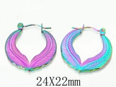 HY Wholesale Earrings Jewelry 316L Stainless Steel Earrings-HY70E0639LA
