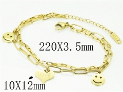 HY Wholesale Bracelets 316L Stainless Steel Jewelry Bracelets-HY47B0177HXX