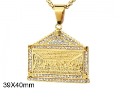 HY Wholesale Jewelry Stainless Steel Pendant (not includ chain)-HY0061P557