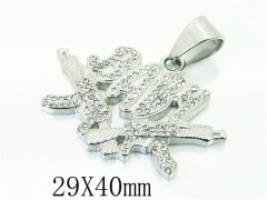 HY Wholesale Pendant 316L Stainless Steel Jewelry Pendant-HY13P1891HZO