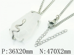 HY Wholesale Necklaces Stainless Steel 316L Jewelry Necklaces-HY92N0392HJF