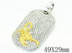 HY Wholesale Pendant 316L Stainless Steel Jewelry Pendant-HY13P1783HJB