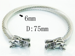 HY Wholesale Bangles Stainless Steel 316L Fashion Bangle-HY38B0746HLE
