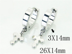 HY Wholesale Earrings 316L Stainless Steel Fashion Jewelry Earrings-HY67E0490JT