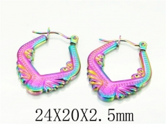 HY Wholesale Earrings 316L Stainless Steel Fashion Jewelry Earrings-HY70E0739LE